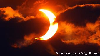 Solar eclipse as seen from Mecklenburg, Germany